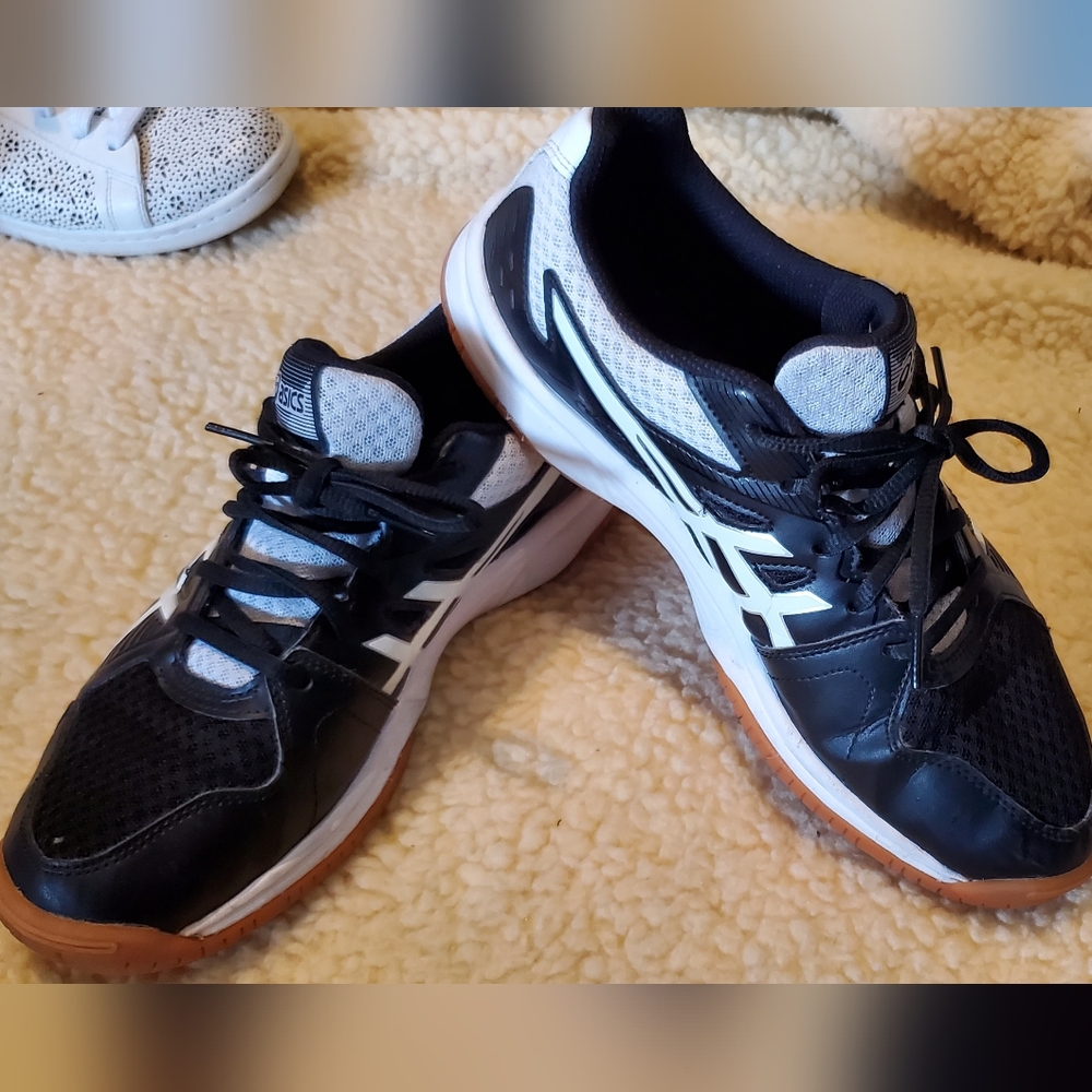 Asics Gel Upcourt 3 Women's Size 9 Black White Shoes Sneakers 1072A031